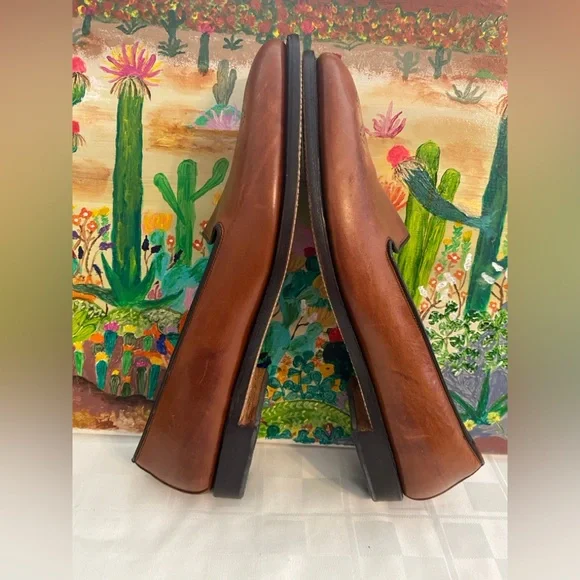 Allen Edmonds Women’s Brown Leather Loafers,Slip On,Size 9 1/2 4A (AAAA) Narrow - Picture 5 of 16